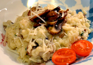 Ризотто с шампиньонами