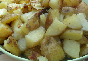 Запеченный молодой картофель