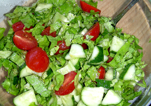 Зеленый салат