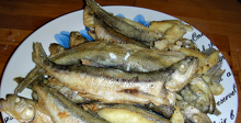 Жареная корюшка